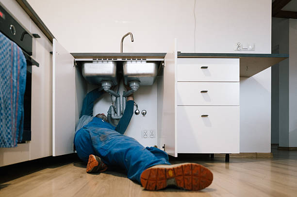 Professional Drain Cleaning technician working in Lowber, PA